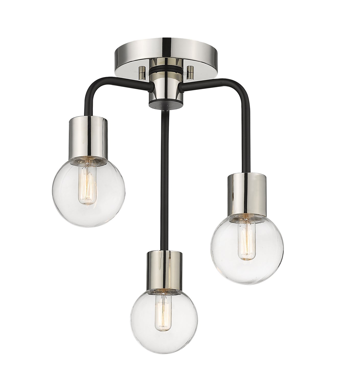 Neutra Three Light Semi Flush Mount