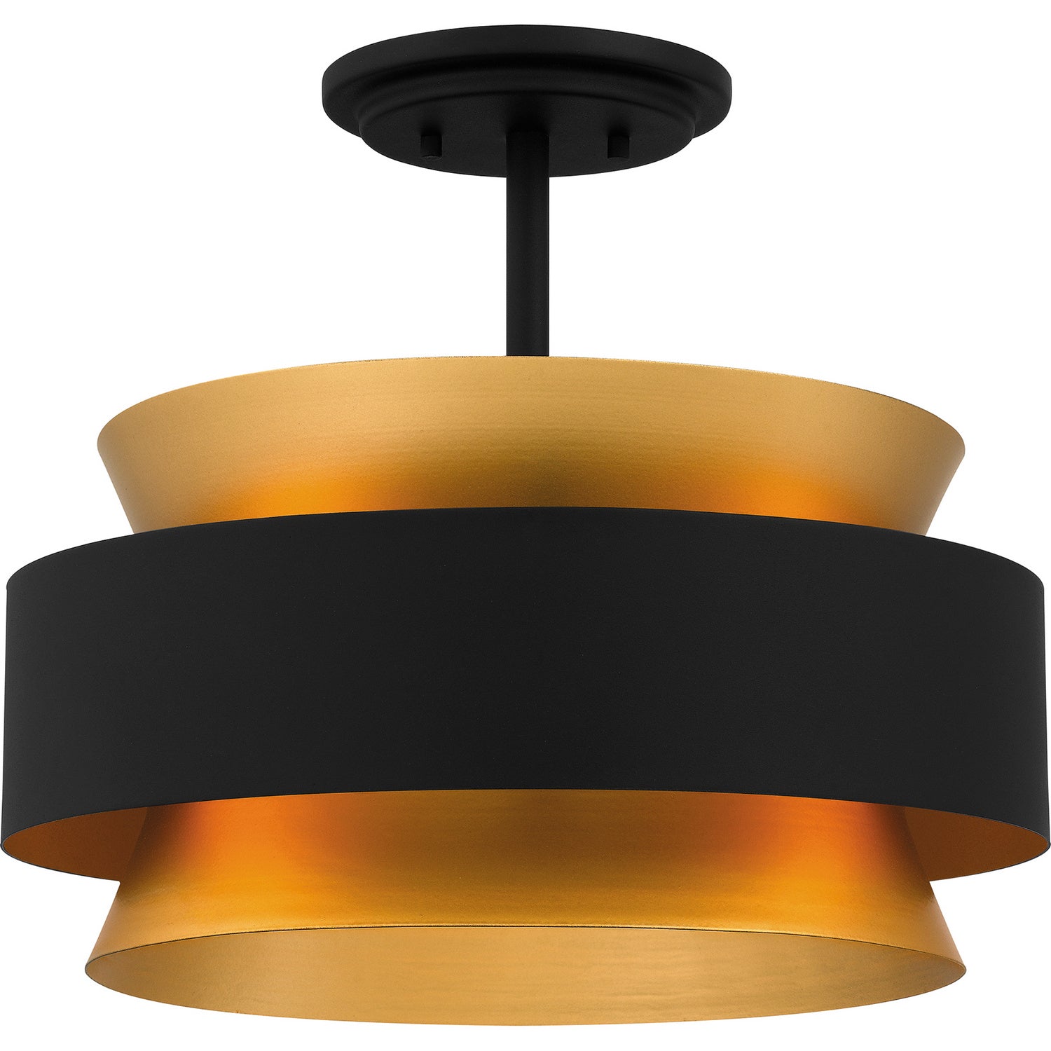 Three Light Semi Flush Mount