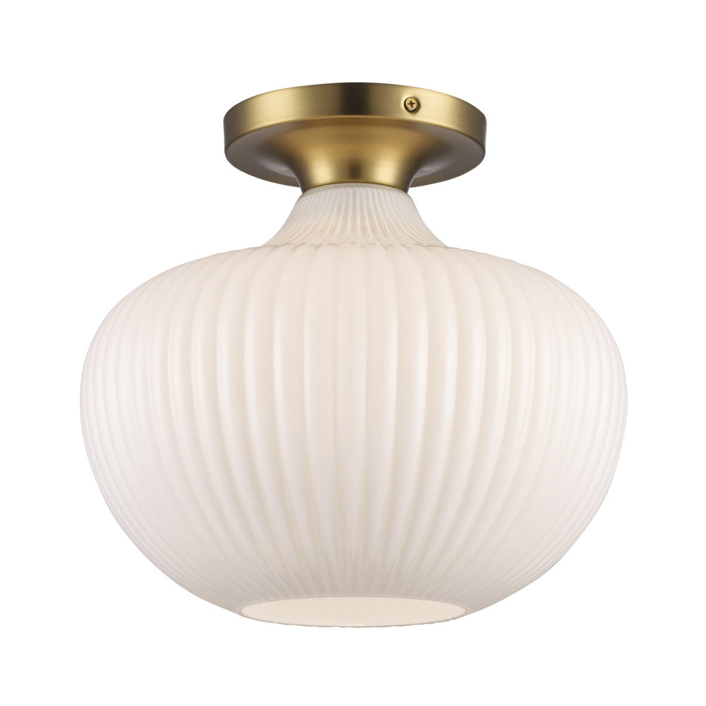 One Light Flush Mount