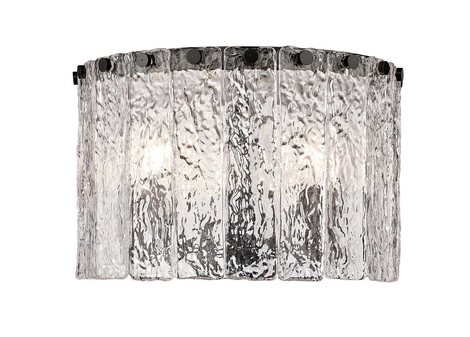 Glacier Three Light Flush Mount