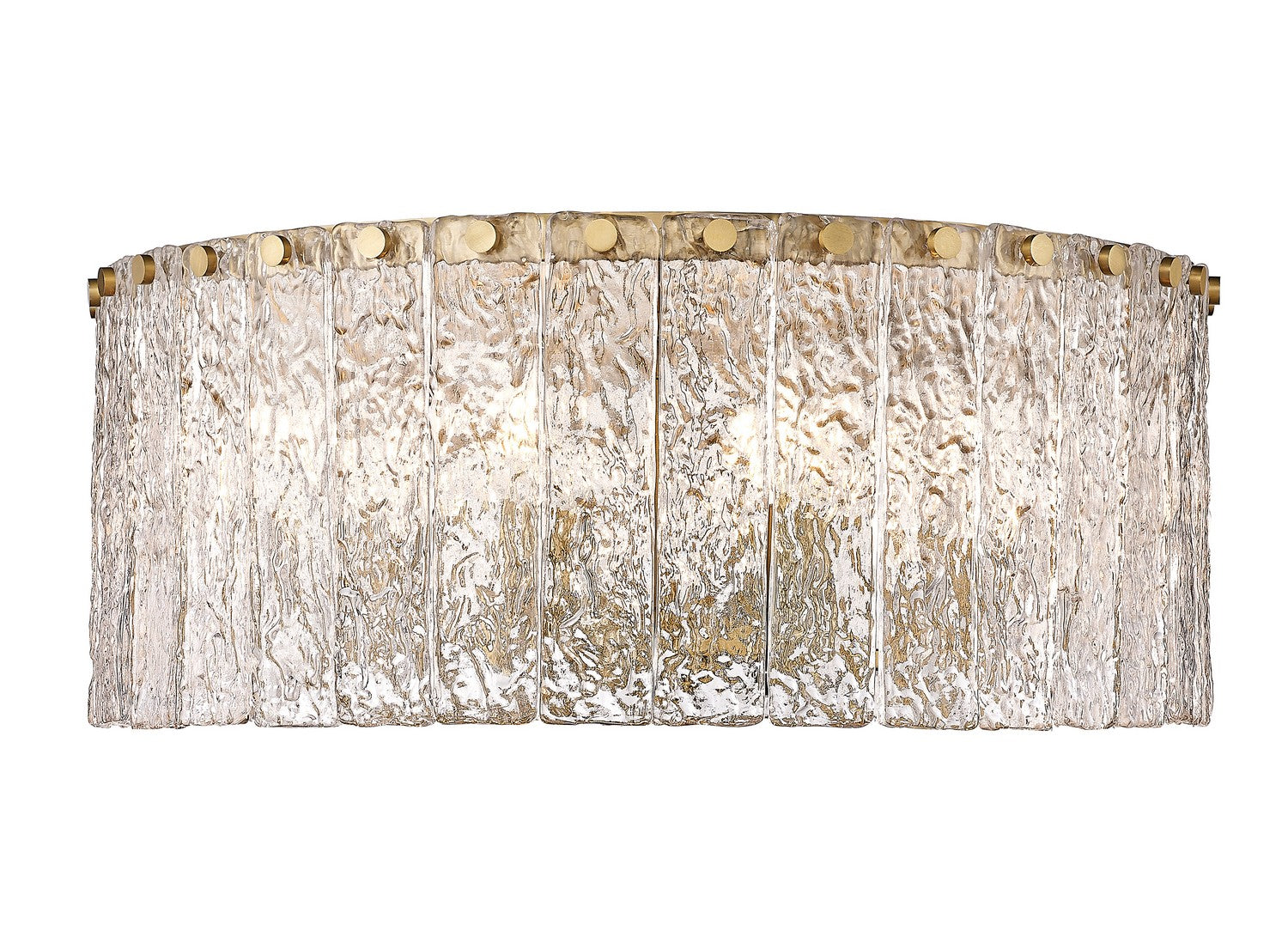 Glacier Eight Light Flush Mount