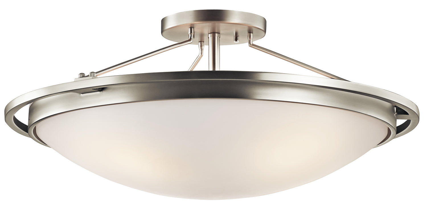 Four Light Semi Flush Mount