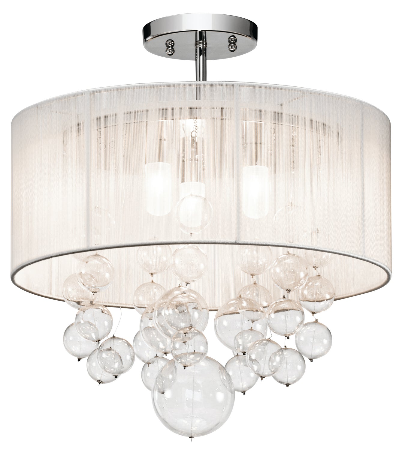 Imbuia Semi Flush Mount