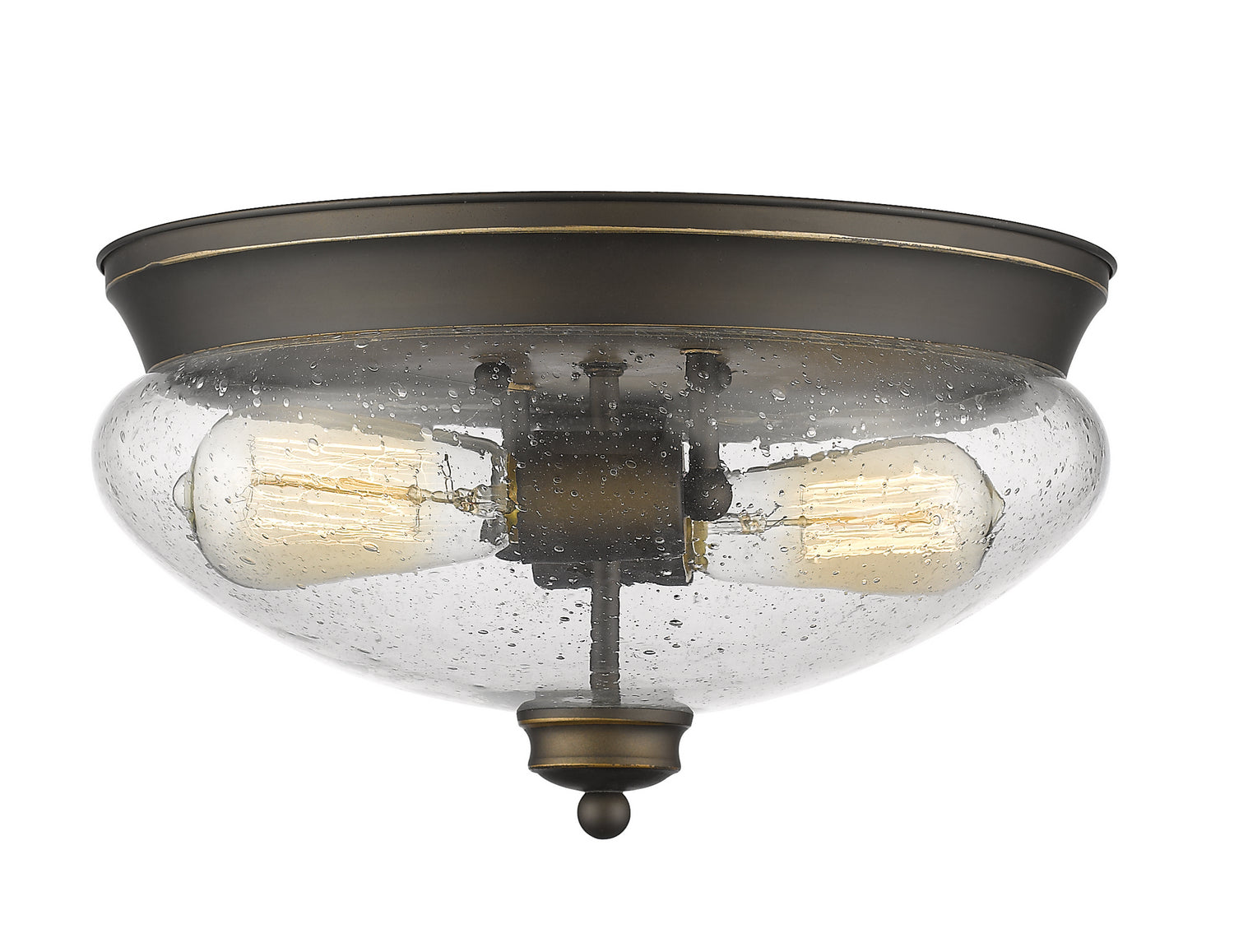 Amon Two Light Flush Mount