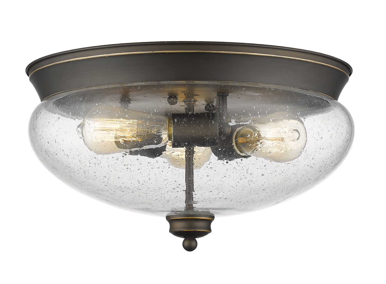 Amon Three Light Flush Mount
