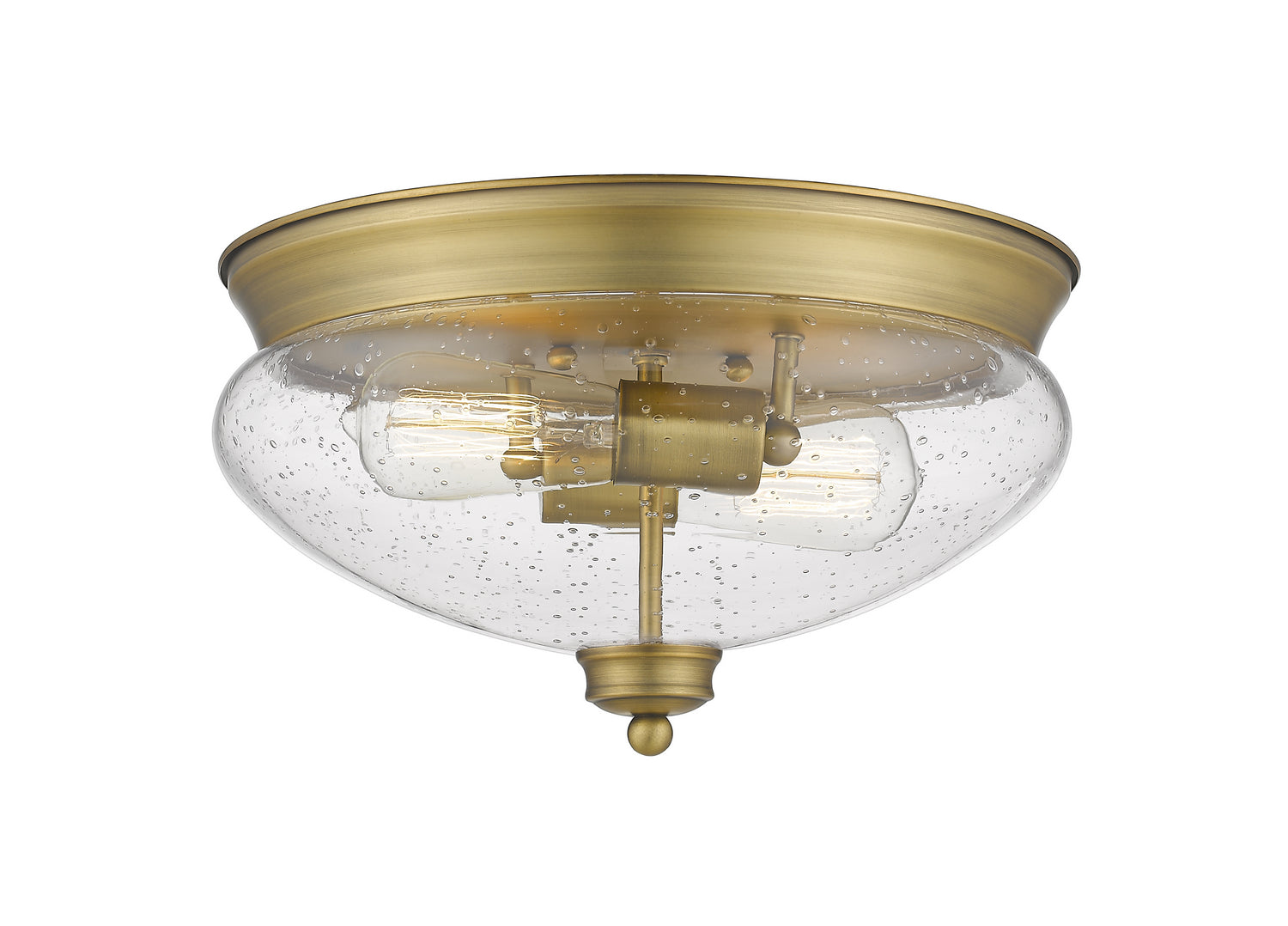 Amon Two Light Flush Mount